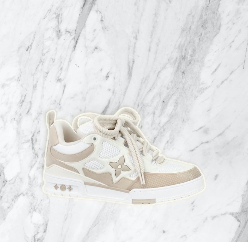 Louis Vuitton skate - blanche/beige